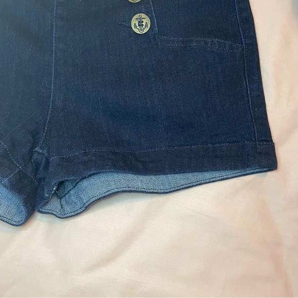 Express NWOT Denim Sailor Shorts - Picture 6 of 14